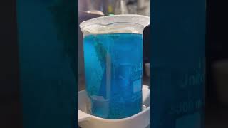 Cementing Silver out of Silver and Copper Nitrate solution ( sped up X10)