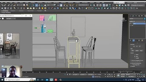 3DsMax Tutorials,Tutorial on 3D Modeling & Texturing a Stylish Furniture from Scratch in 3dsmax (P3)