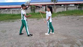 Physical Education Arnis practicum😍