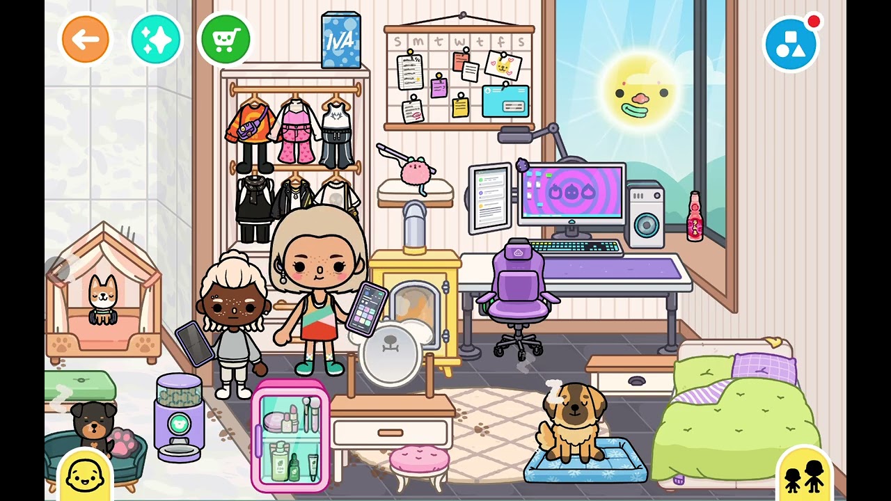 Toca Boca çÇocuklar İlk Kez Kreşe Gidiyor(part1)