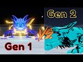 Gen 1 vs gen 2 tailed beast comparison shindo life roblox