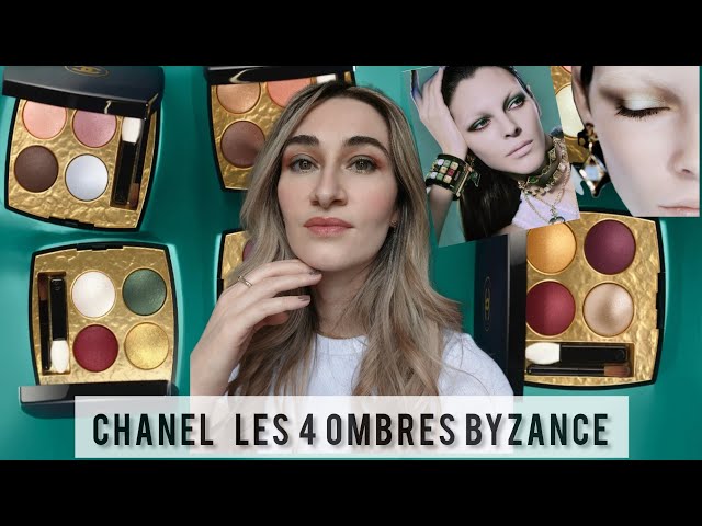 NEW CHANEL BYZANCE Fall 2023 EYESHADOW PALETTES 4 OMBRES MAKEUP