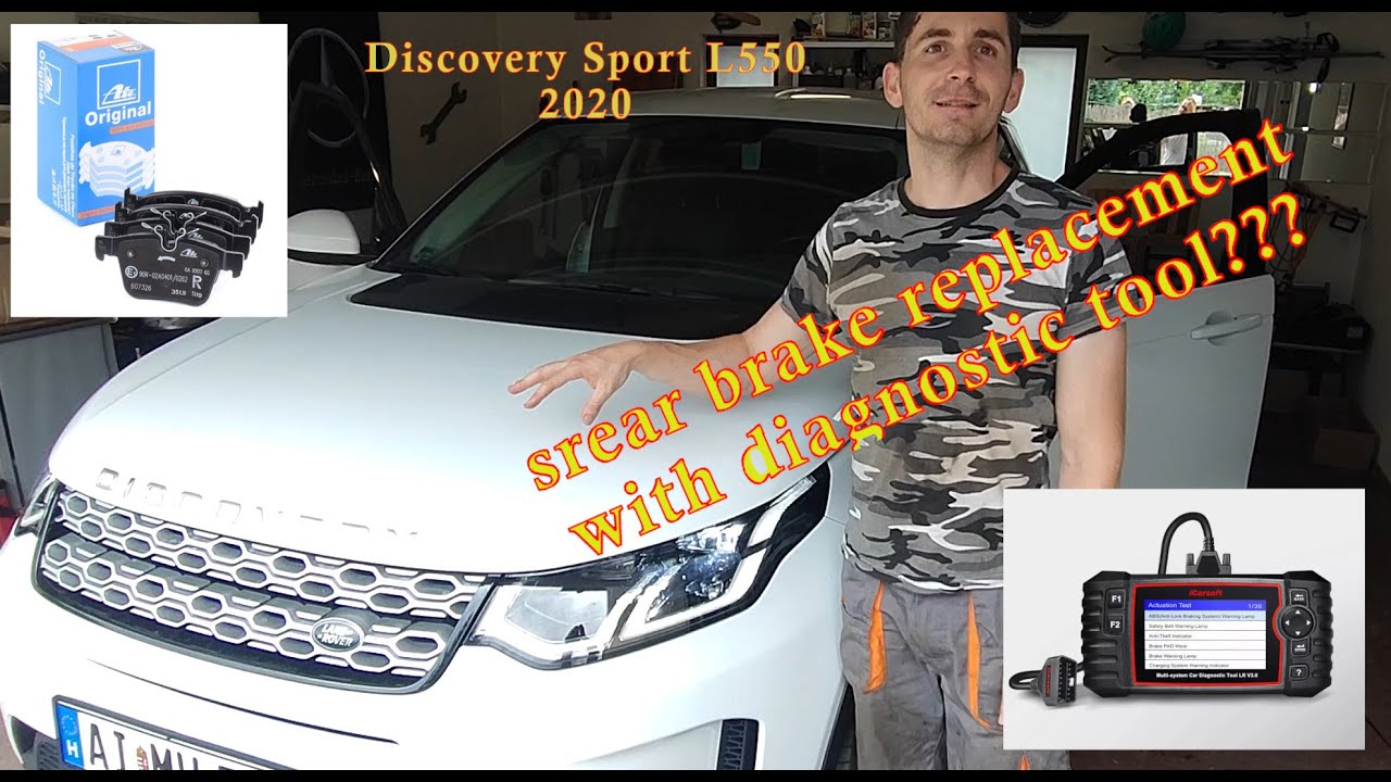 Land Rover Discovery Sport L550 – Rear Brake Pad Replacement (EPB Service Mode Required)