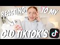 REACTING TO MY SUPER CRINGE OLD TIKTOK'S😱 I'M SO EMBARRASSED... - Lucy Stewart-Adams