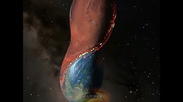 What if Binary Planets collided?  #simulation#space#astronomy #spacesim#cosmos#universe@NASA#nasa