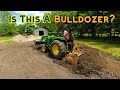 John Deere Tractor Builds A Parking Lot - It's Basically A Bulldozer!
