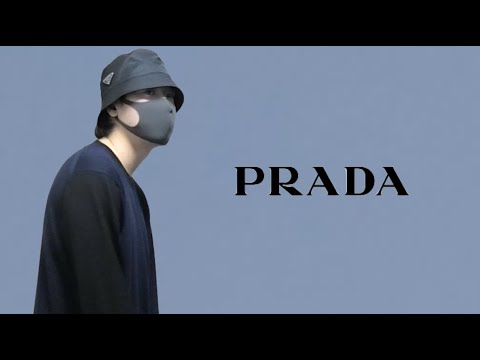 【ミルクティー】美品プラダ PRADA Renylon バケットハット 331015086_8.jpg