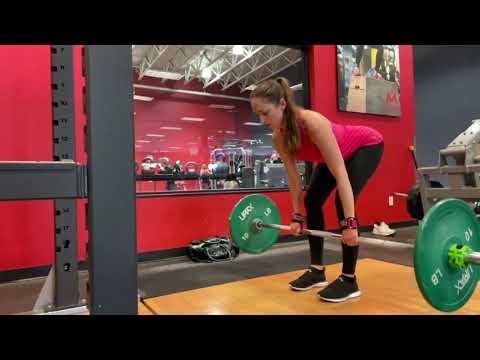 Eccentric-accentuated Romanian deadlift