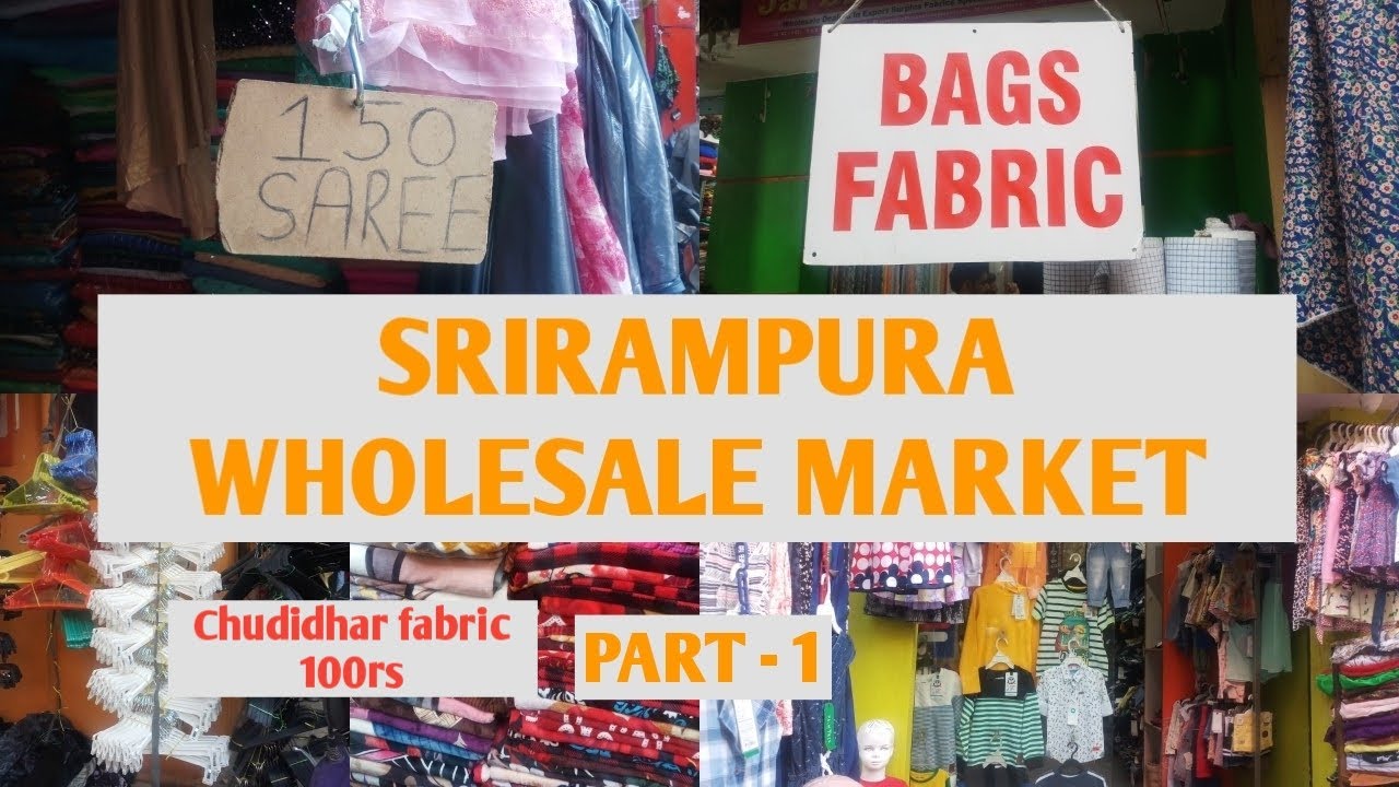 WHOLESALE CLOTH MARKET SRIRAMPURA YouTube