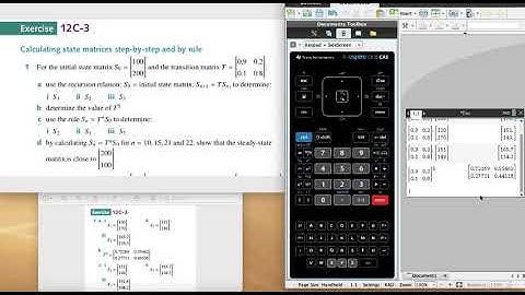 12C 3 state matrices recursion & rules Q.1