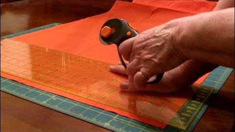 Left Handed Rotary Cutting for My Daughter, Kim