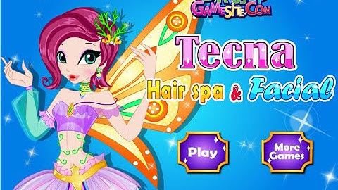 Tecna Hair Spa & Facial (Games For Girls) @GirlsPrincess