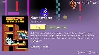 Maze Invaders | Atari Arcade 2 | Game 6 of 10 | Evercade Handheld