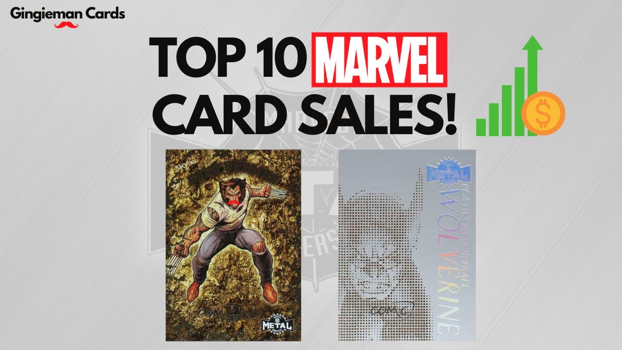 Top 10 Marvel Trading Card sales! Weekly Episode Marvel Card