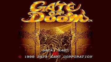 Gate of Doom (Dark Seal) (1990) Arcade Longplay