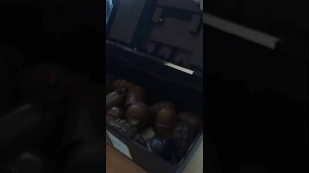 Found a cache of weapons 