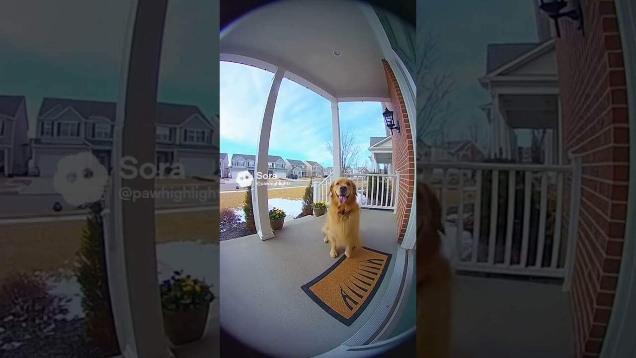 He was waiting outside 