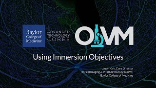 Using Immersion Objectives