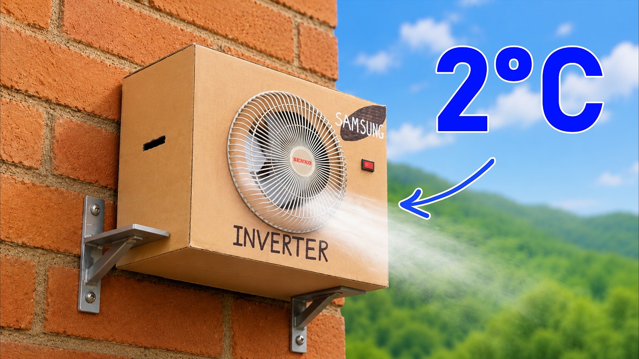 Mini Ac Project I Make Simple Mini AIR CONDITIONER At Home Fast And Easy Part 2! - YouTube