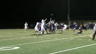 Gabe Brkic's 47-yard field goal nearly won it for NDCL