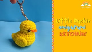 Baby Duck Amigurumi || Easy Step-by-Step Crochet Keychain Little