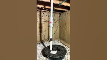 Installing a sump basin and pump in crawlspace part 7. #crawlspace #hardwork #yourubeshorts #howto