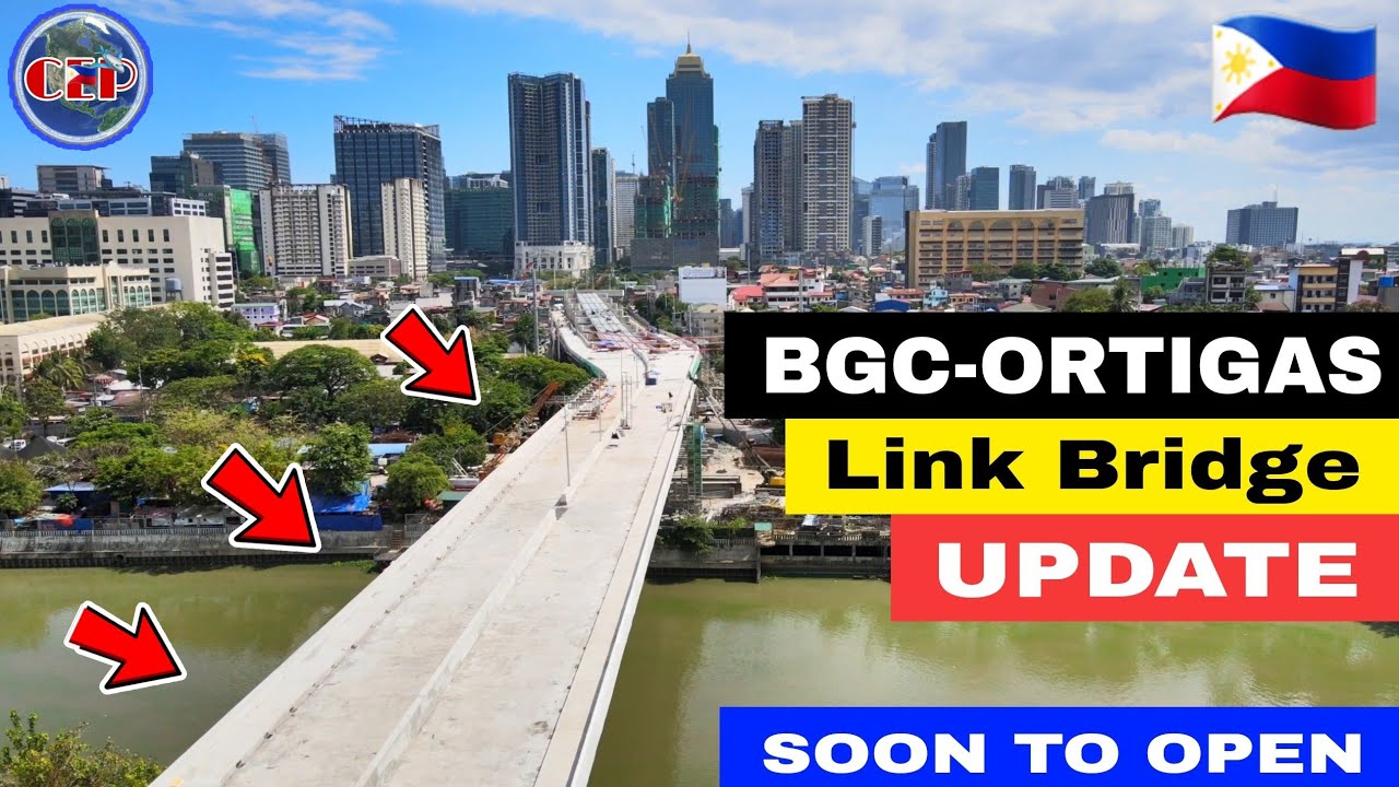 BGC-ORTIGAS Link Bridge set to open in May 2021 🇵🇭 | update as of 04-10 ...