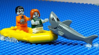Lego City Beach Police Zombie Shark Attack