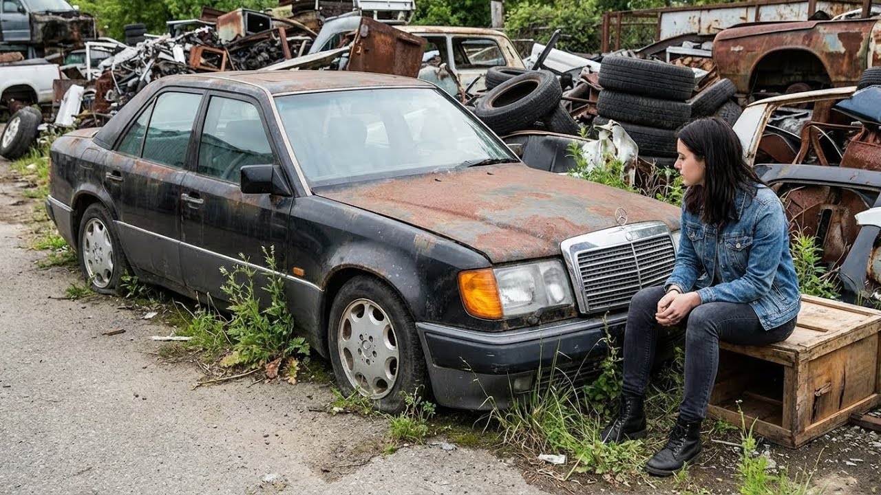 ASMR Car Restoration Full Rebuild of Black Mercedes-Benz W124 500E 1992 from new