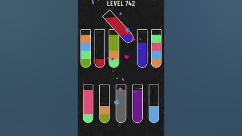 Water Sort Puzzle   level 742 !!! Mobile Cell Phone Game Walkthrough Android / Apple