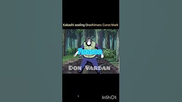 Kakashi seal Curse Mark x Orochimaru #kakashi #sasuke #orochimaru #sealing