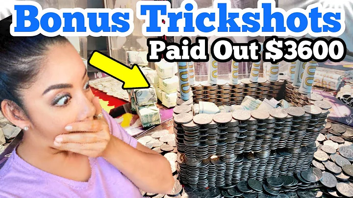 BONUS TRICK SHOT ... Playing The High Limit Coin P...