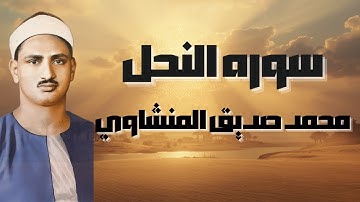 خشوع لم تسمعه من قبل | سوره النحل كامله |الشيخ المنشاوي