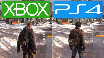 The Division - PS4 vs XBOX ONE Graphics Comparison! (The Division beta comparison)