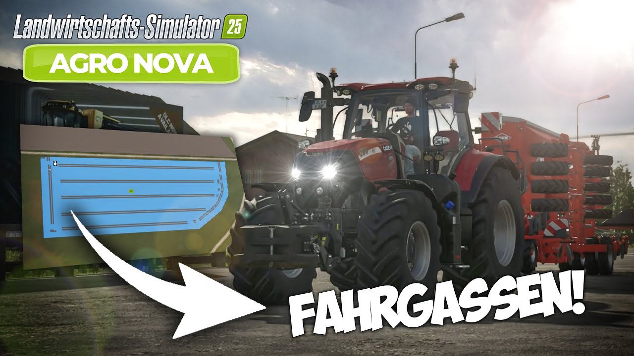 LS25 - Fahrgassen und funktionierende Mistplatte! | Agro Nova #9 ...