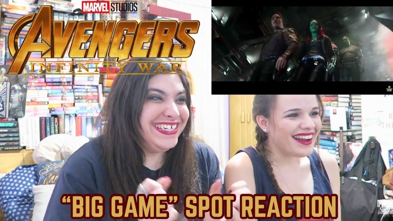 AVENGERS: INFINITY WAR "BIG GAME SPOT" REACTION