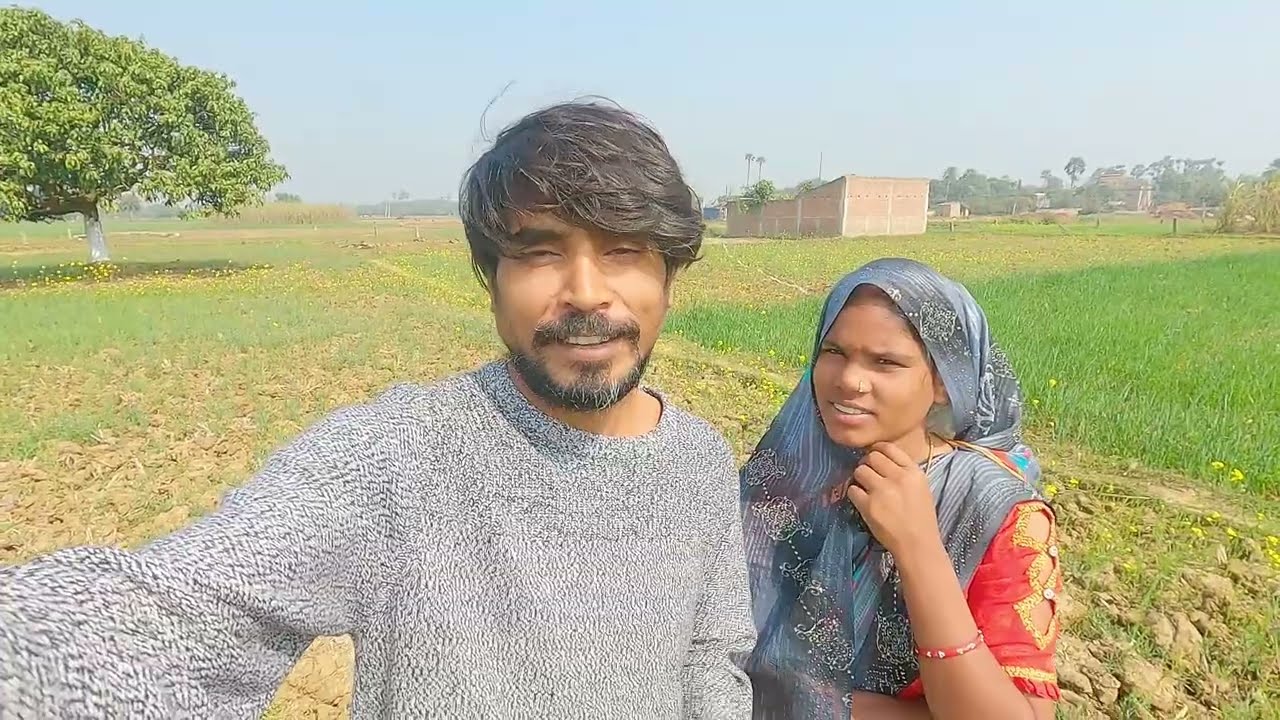 खेसारी साग तोड़ने खेत आए दोस्तो 🌱#Vlog #strykerblog 