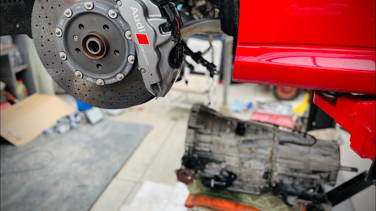 RS5 b8 Removed and Install new gearbox DL501 0B5 YouTube