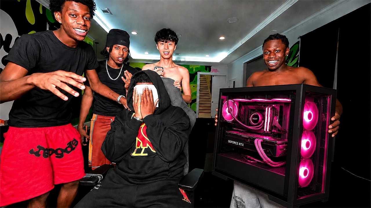 Rakai Gives Wardrobe A $10,000 Streaming PC 🔥!