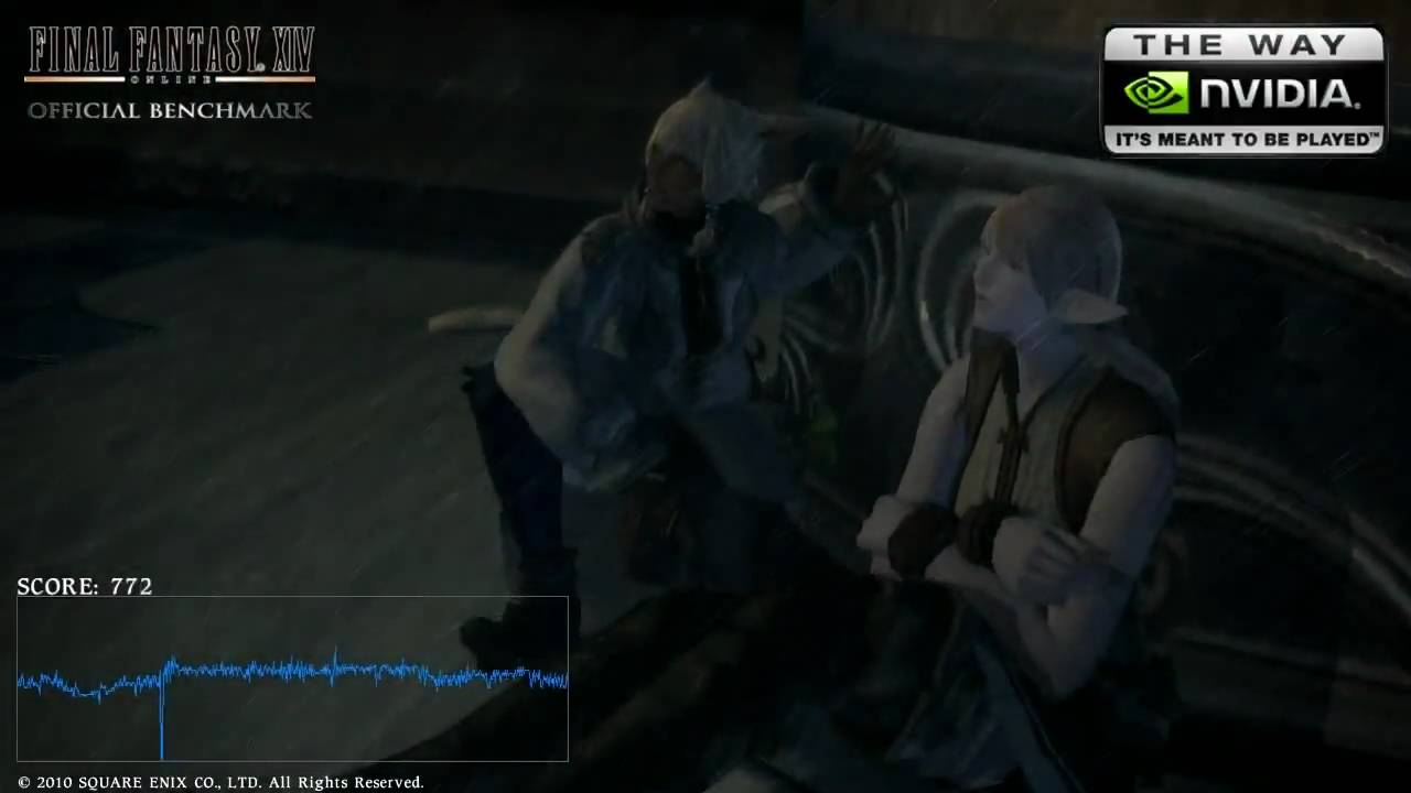 Final Fantasy 14 XIV MMORPG In game graphics - PC Benchmark 2010 HD