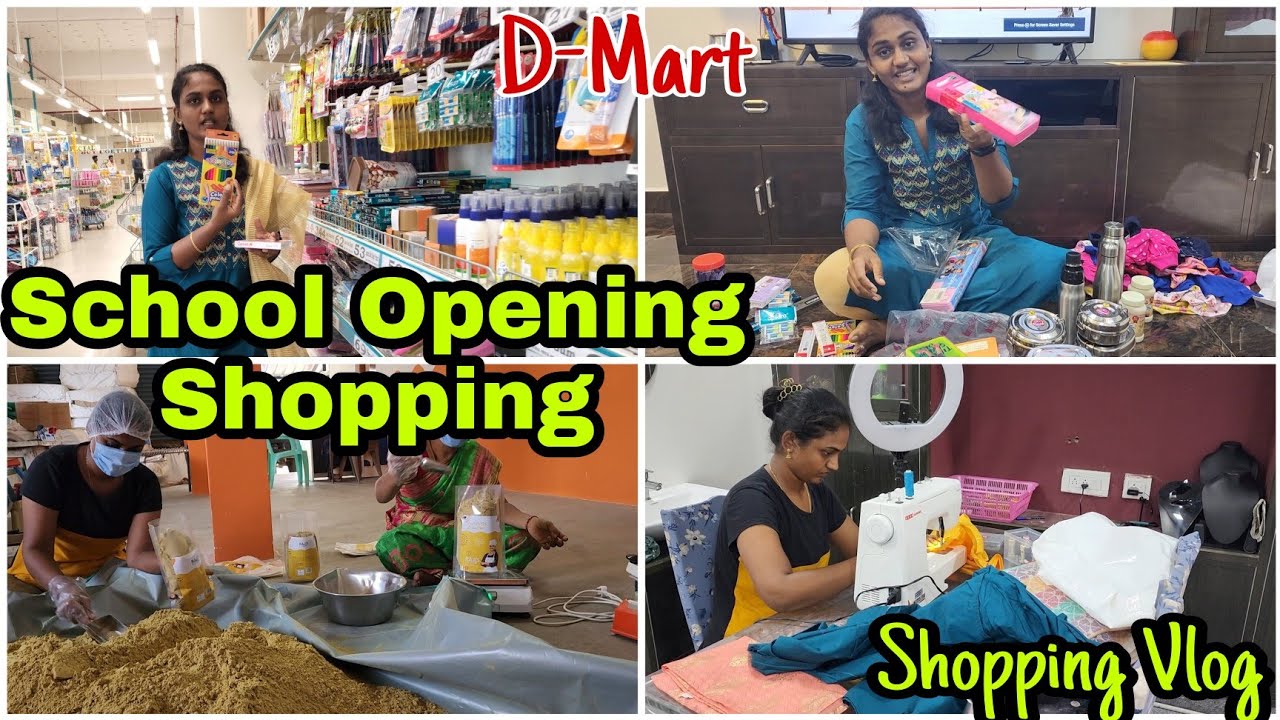 School Opening Shopping at D Mart | குழந்தைங்களுக்கு என்னெல்லாம் வாங்கினோம்..? | RK Family Vlogs