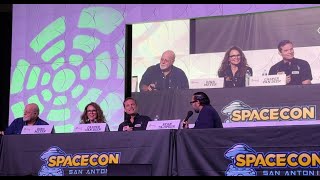Starship Troopers SpaceCon 2025 Panel in San Antonio - Michael Ironside, Dina Meyer, Casper Van Dien