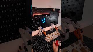 Teaching my desk robot how to fold laundry!