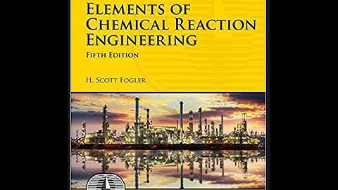 Fogler Chemical reaction engineering problems Liquid phase catalytic reaction