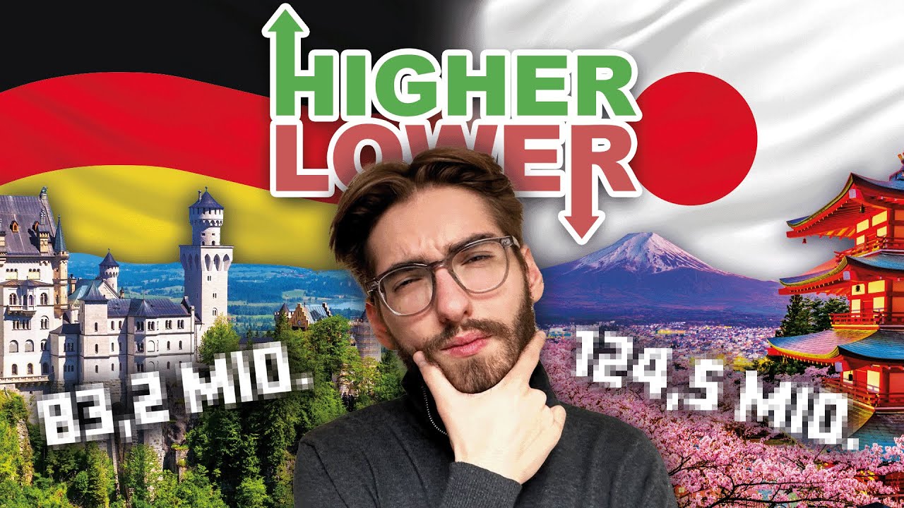 Welches Land hat die HÖCHSTE Bevölkerung?! - Higher Lower Game