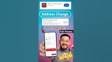 How to change address on Meesho | How to change address on Meesho #shorts #ytshorts