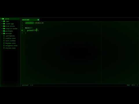 Atom with hacker
