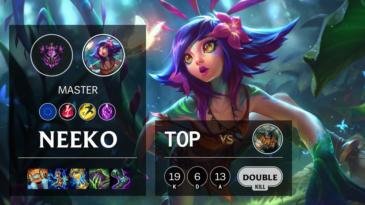 Neeko Top vs Olaf - EUW Master Patch 10.25b