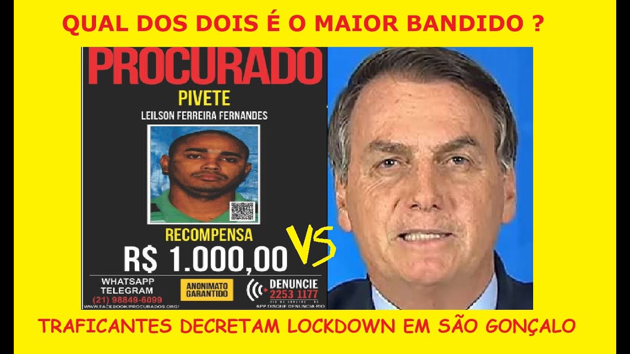 Traficantes decretam lockdown em São Gonçalo Brasil virou piada [ Opinião 135 ] YouTube