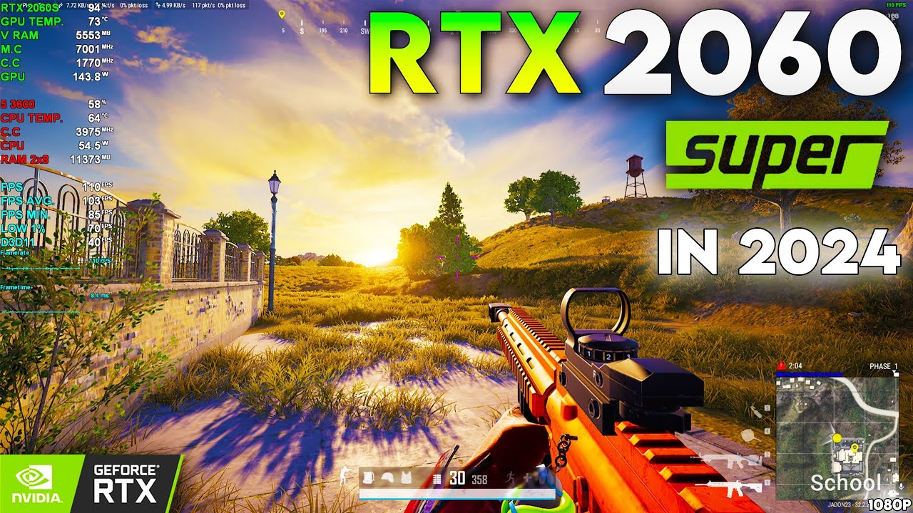 PUBG in 2024 | RTX 2060 Super + Ryzen 5 3600 | Ultra vs low - YouTube